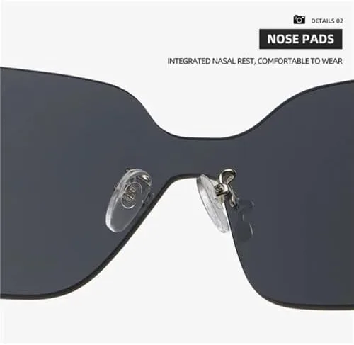 

Солнцезащитные очки без оправы 2027 года для женщин и мужчин, цельные линзы, металлическая оправа, градиентные солнцезащитные очки De Sol Oculos MTZJH, C7