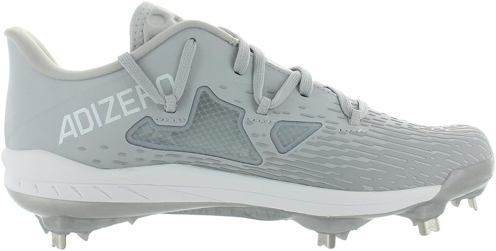 Мужские кроссовки Adidas Adizero Afterburner 9, белый/серый/светло-серый — фото 3