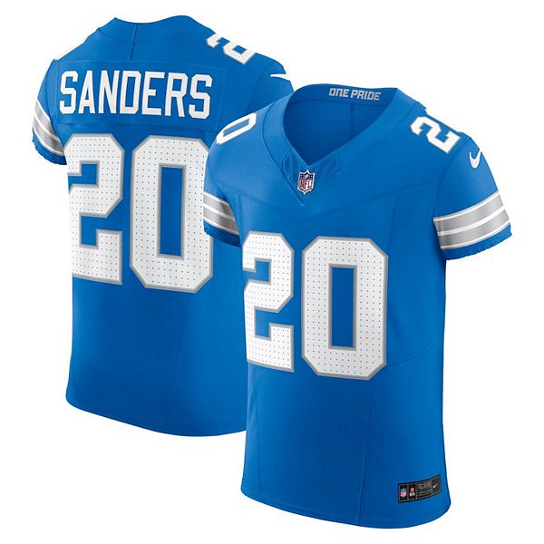 Футболка Barry Sanders Detroit Lions синяя Nike — фото 2