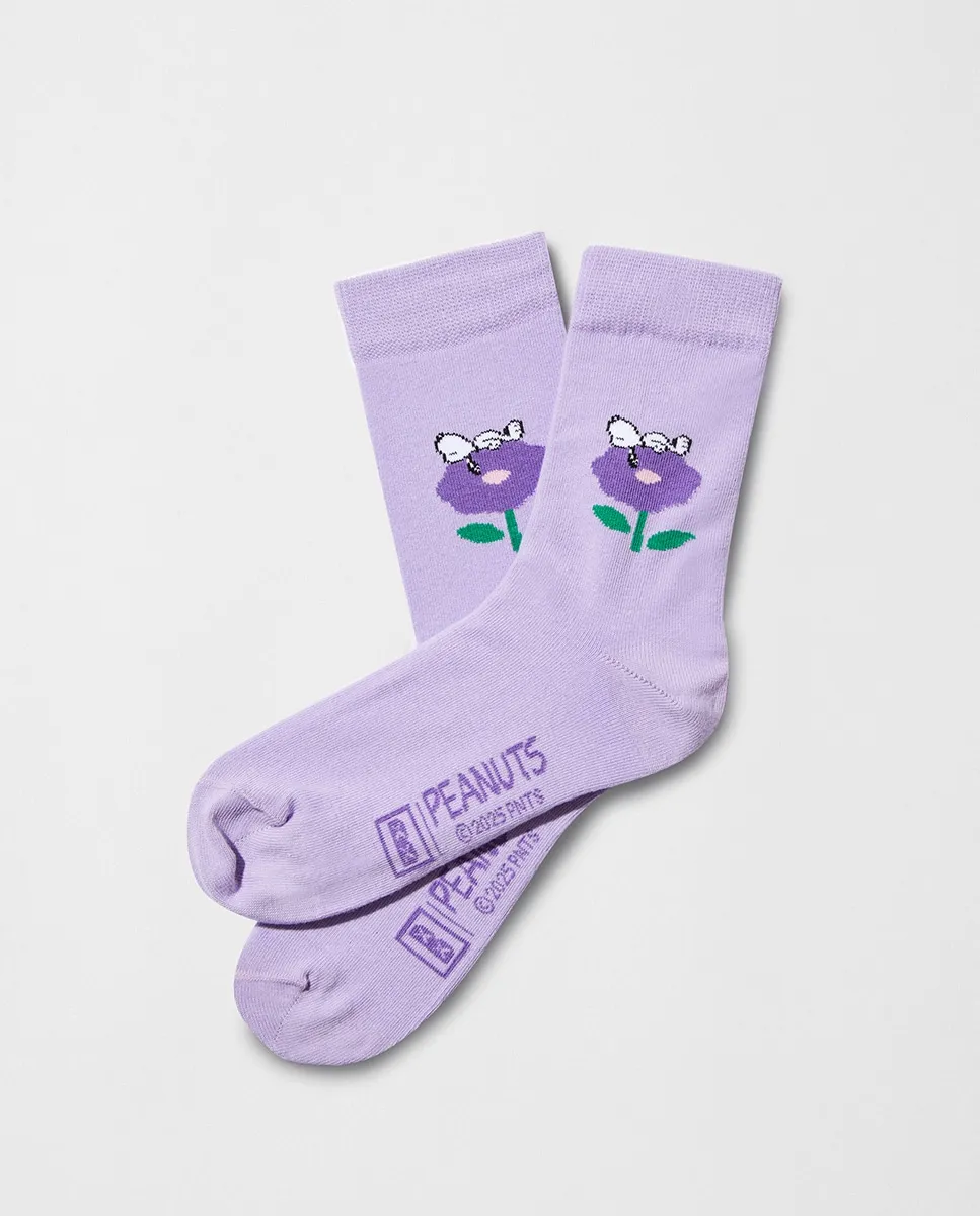 

Женские носки с фантазийным рисунком Снупи Besocks, сиреневый