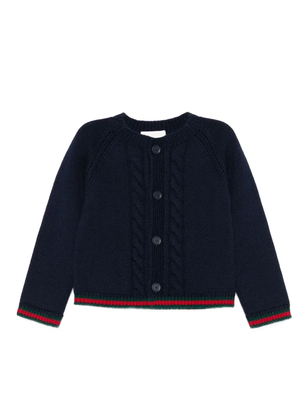 Кардиган крупной вязки Gucci Kids, синий