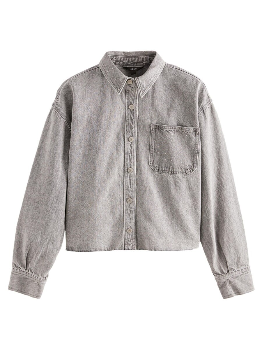 

Блузка Next Blouse, серый деним