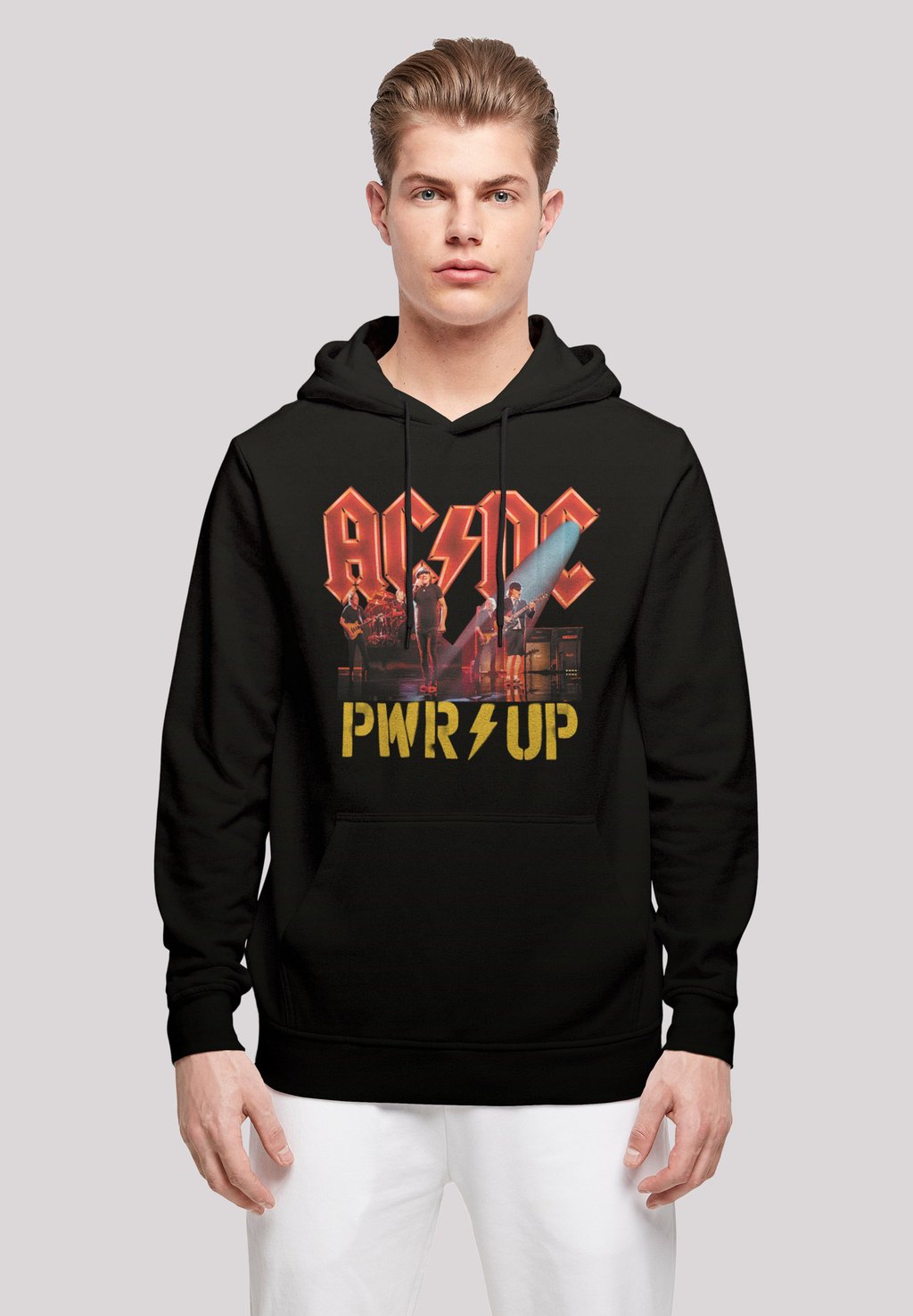 

Толстовка ACDC ROCK BAND MUSIC PWRUP STAGE LIGHTS - Hoodie F4NT4STIC, черный