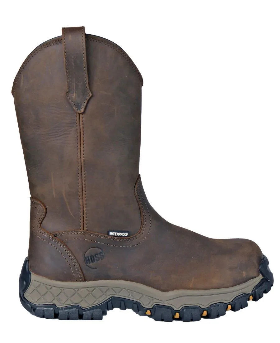 Мужские рабочие ботинки Recon Recon 11 дюймов с композитным носком Hoss Boot Company, коричневый waterproof leather boot — фото 2