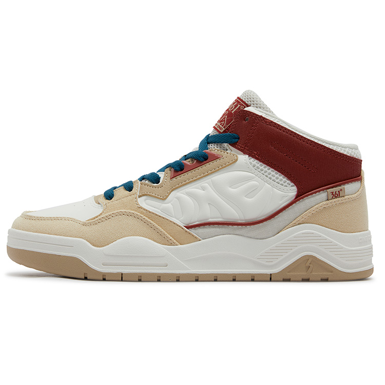 

361° Абразивостойкие амортизирующие высокие скейтборд кроссовки мужские Malt Light Brown