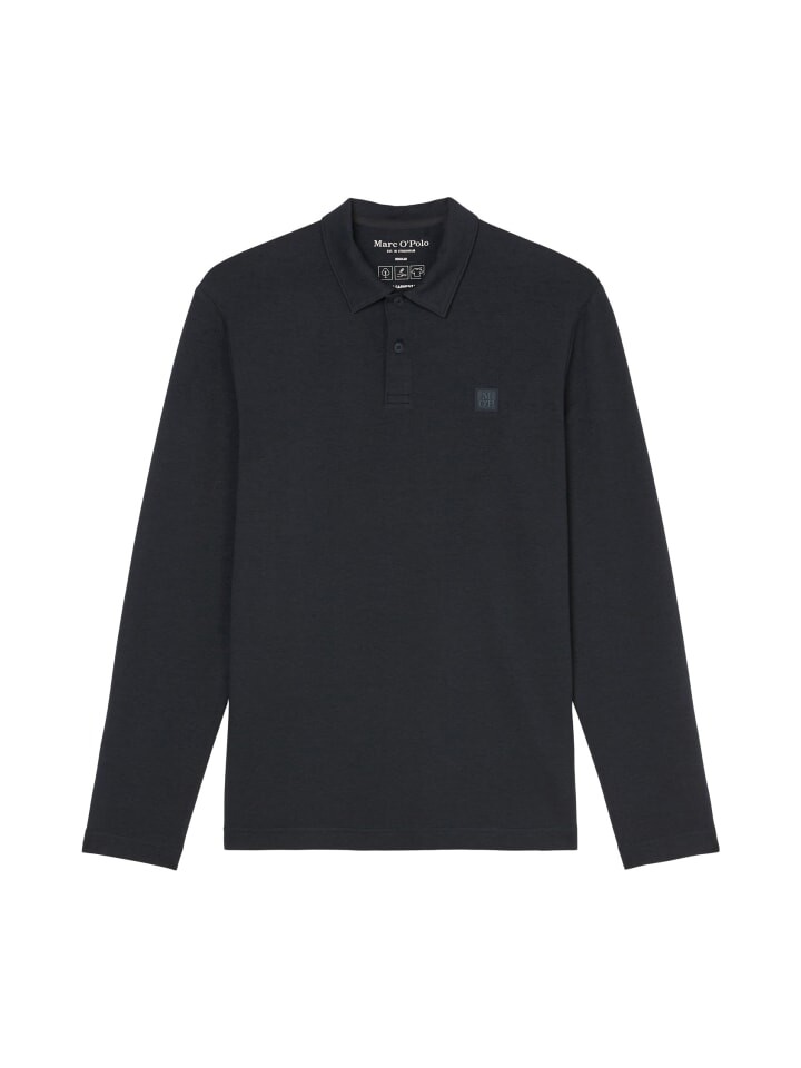 

Поло Marc O'Polo Longsleeve regular, цвет dark navy