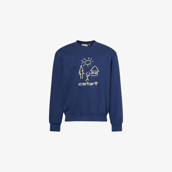 

Вышитый свитер из хлопковой смеси Masterpiece Carhartt Wip, мультиколор