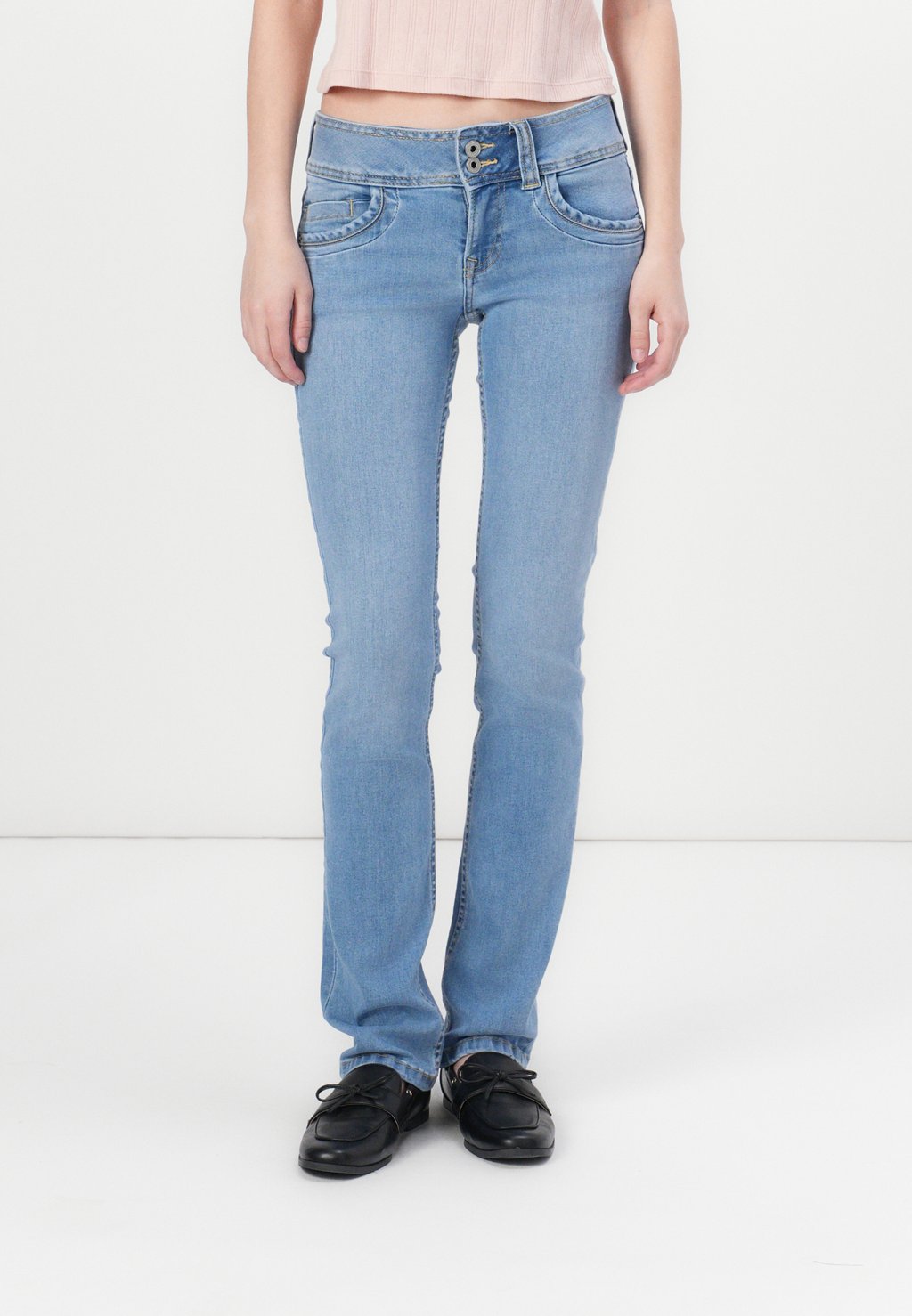 

Джинсы облегающего кроя SLIM ICONIC Pepe Jeans, цвет Blue Denim