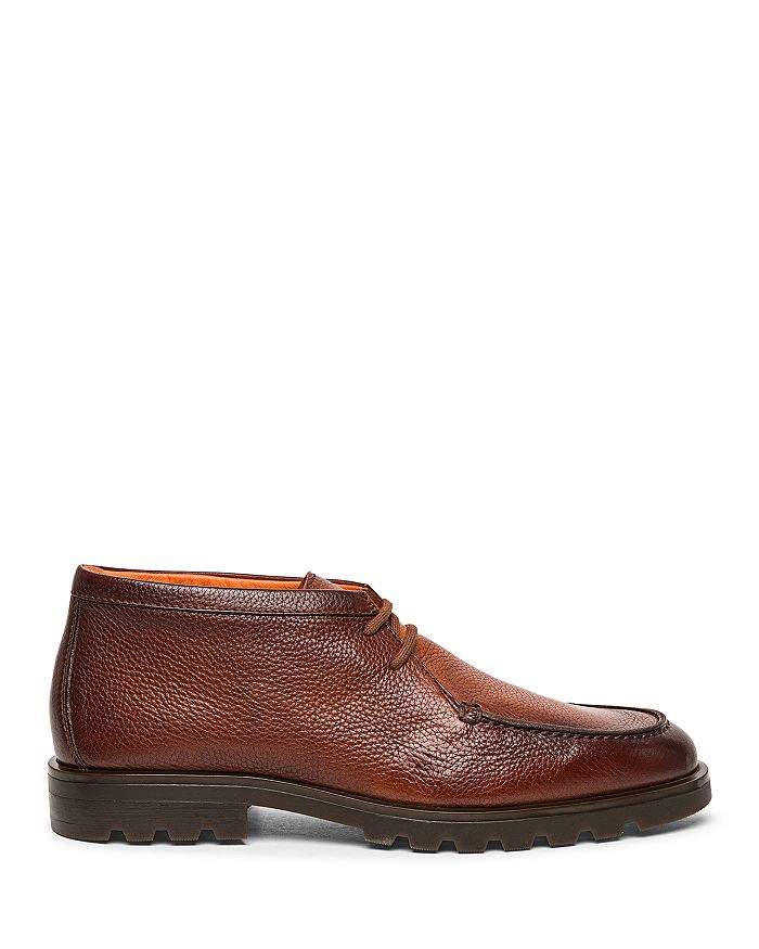 

Мужские кожаные ботинки Santoni, коричневый