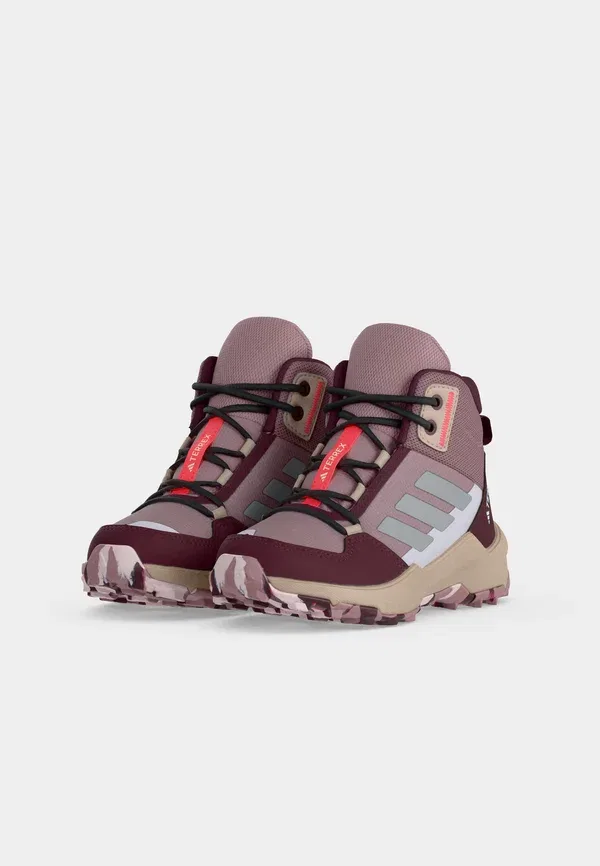 Кроссовки для хайкинга Adidas Terrex Ax4R, магический мальв/отражающий серебристый/бордовый — фото 3
