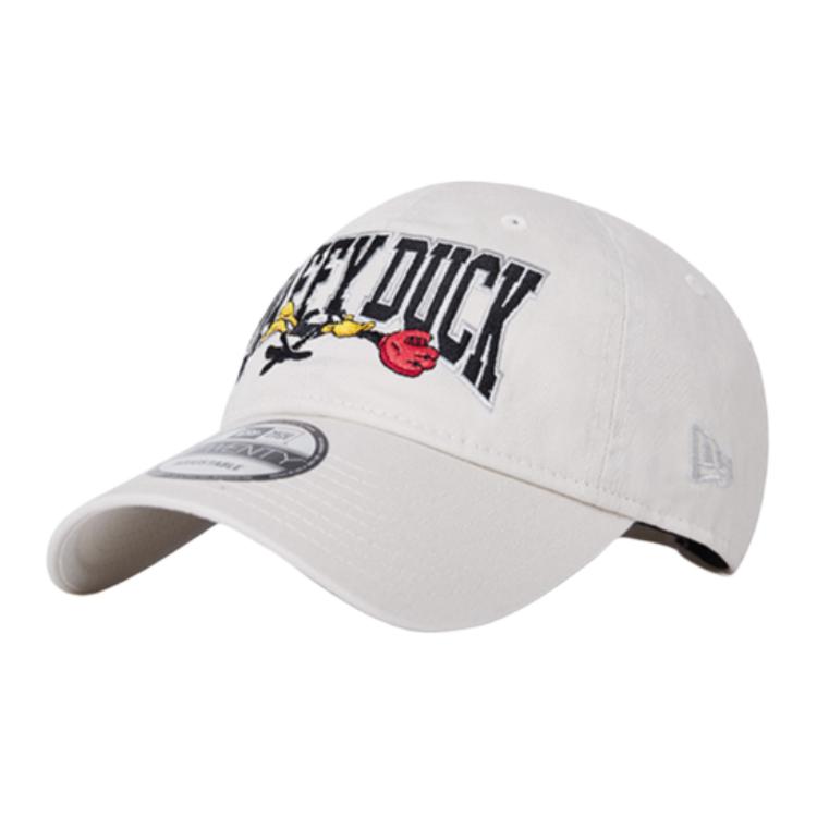 

New Era Хлопковая бейсболка унисекс белая, Ivory White