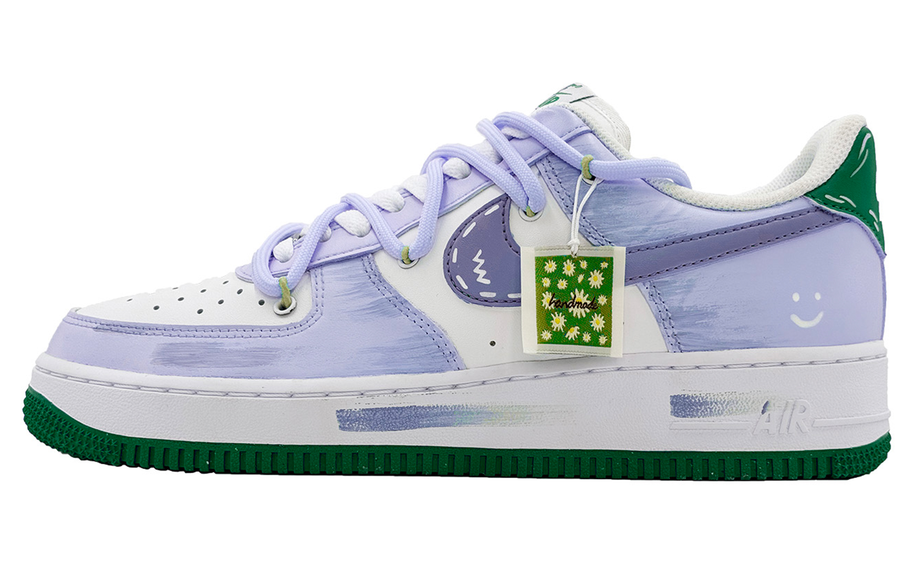 

Кроссовки Nike Air Force 1 Skateboarding Shoes Men Low-top Purple, фиолетовый