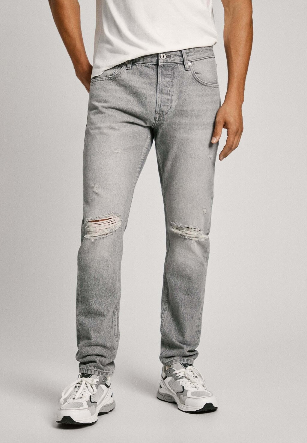 

Прямые джинсы Pepe Jeans, серый