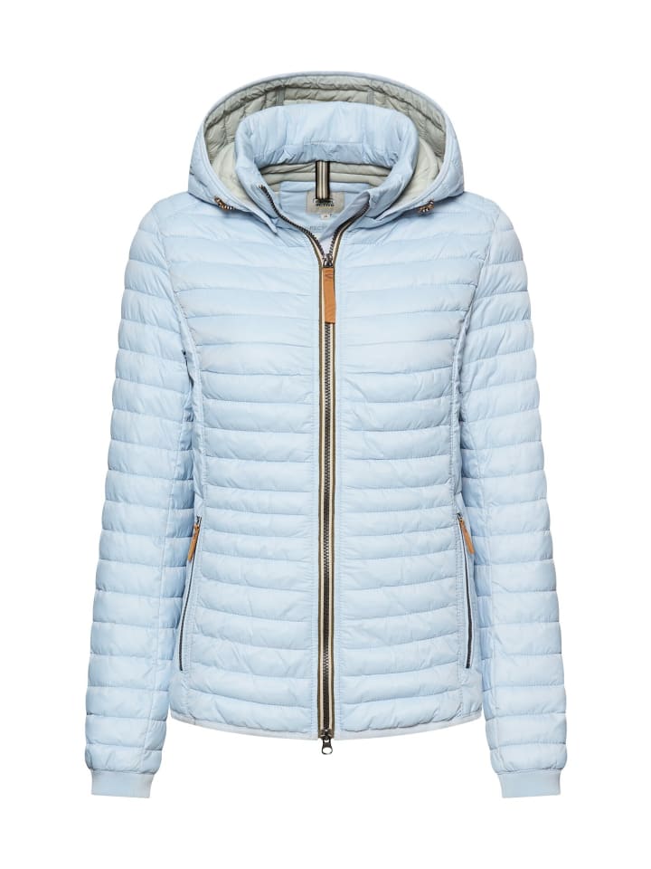 

Camel Active Легкая стеганая куртка из переработанного полиамида светло-голубого цвета