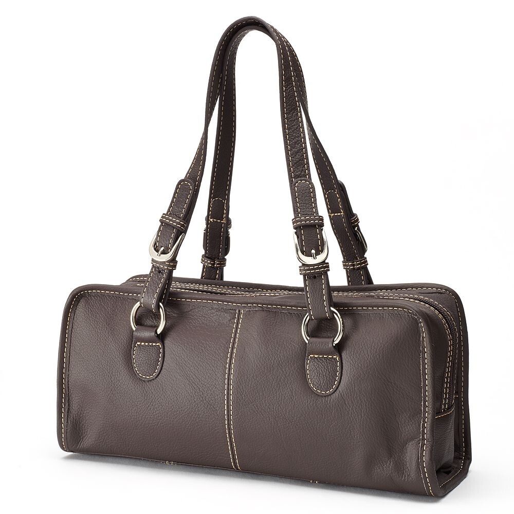 

Ameri Элегантная кожаная сумка-портфель Ameri Leather, цвет Dark Brown