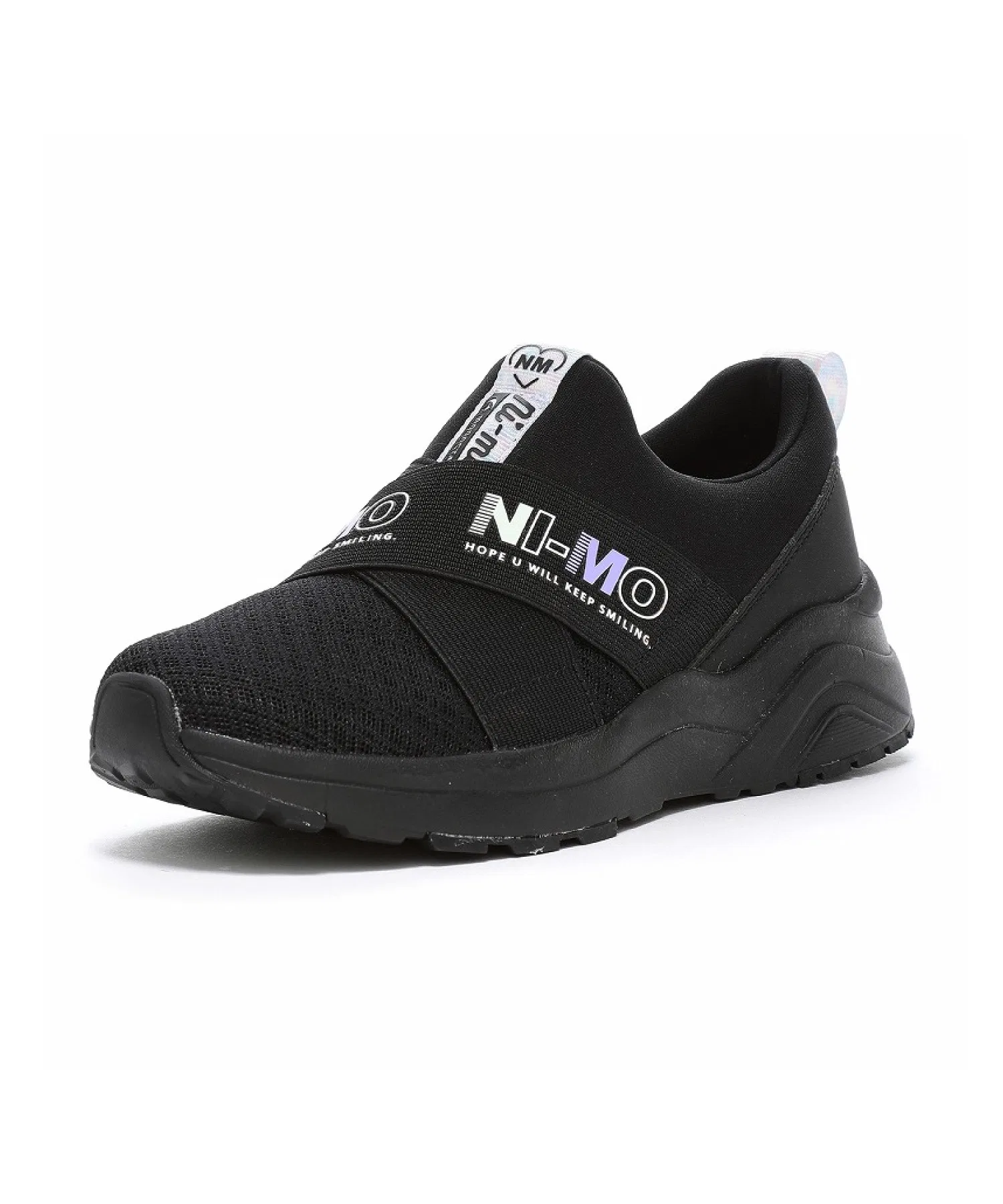 Детские кроссовки NI-MO NM J121 SLIP-ON сланцевые — фото 4