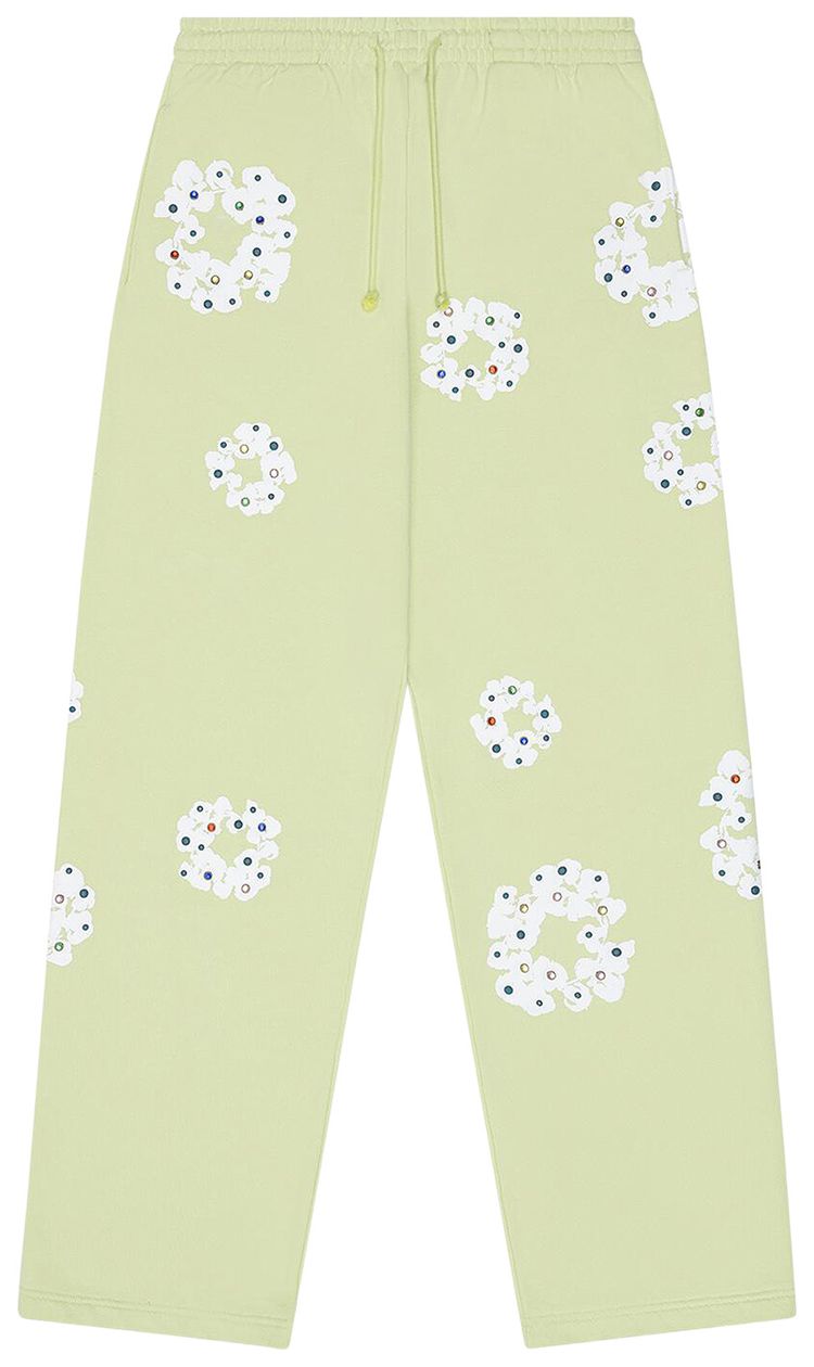 

Спортивные штаны Denim Tears Rhinestone Cotton Wreath, зеленый