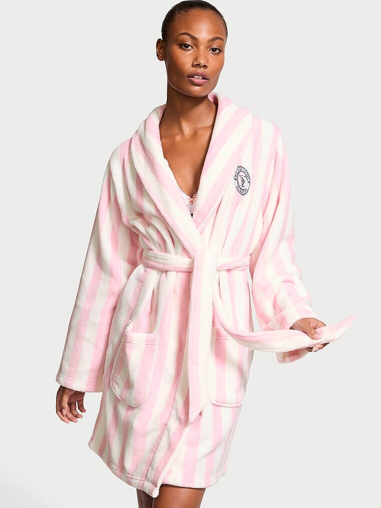 

Короткий уютный халат Victoria'S Secret, красный