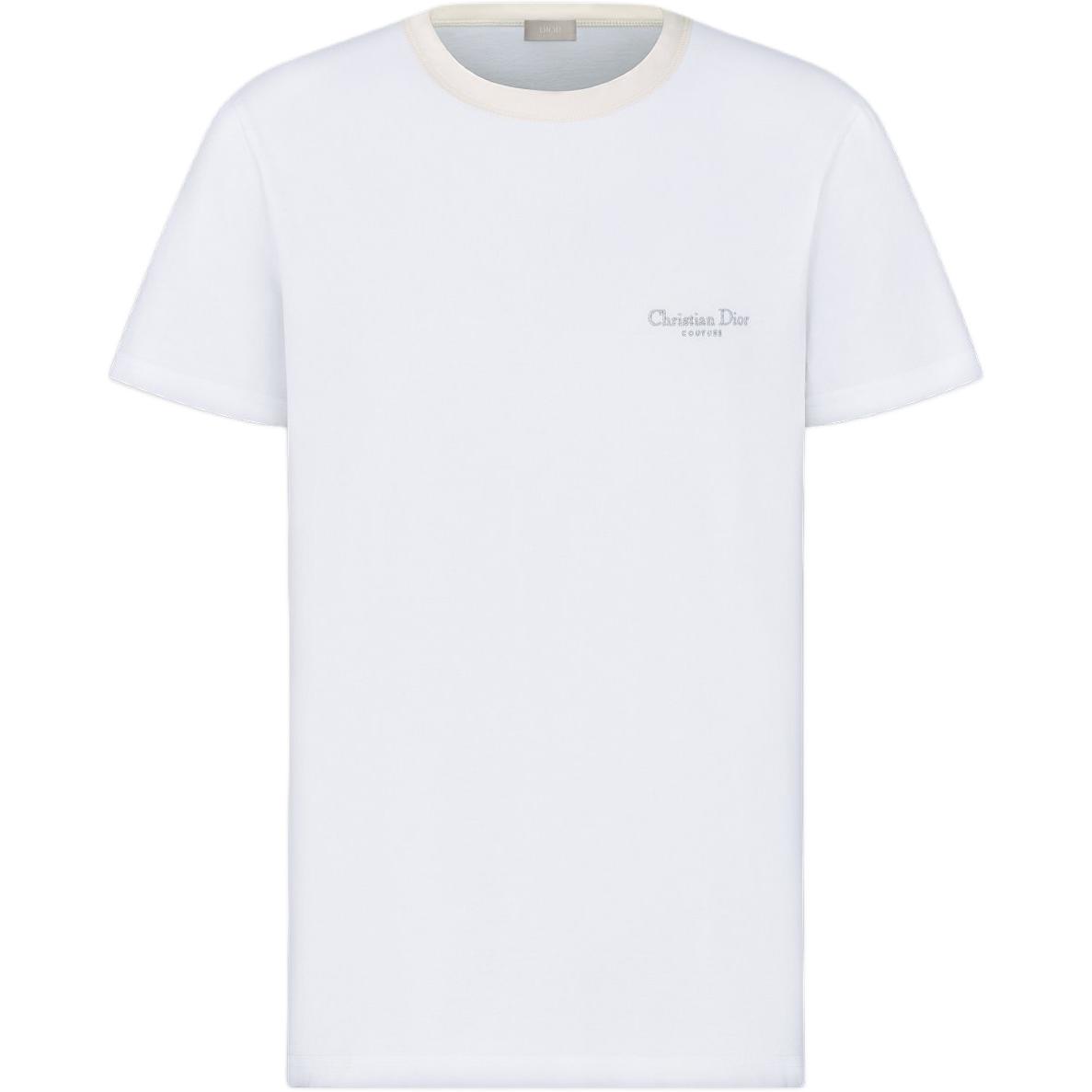 

Dior Мужские белые футболки с круглым вырезом средней высоты, Белый, Dior Мужские белые футболки с круглым вырезом средней высоты