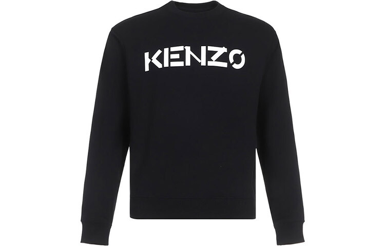 

Толстовка Kenzo Letter Logo мужская, черный / белый