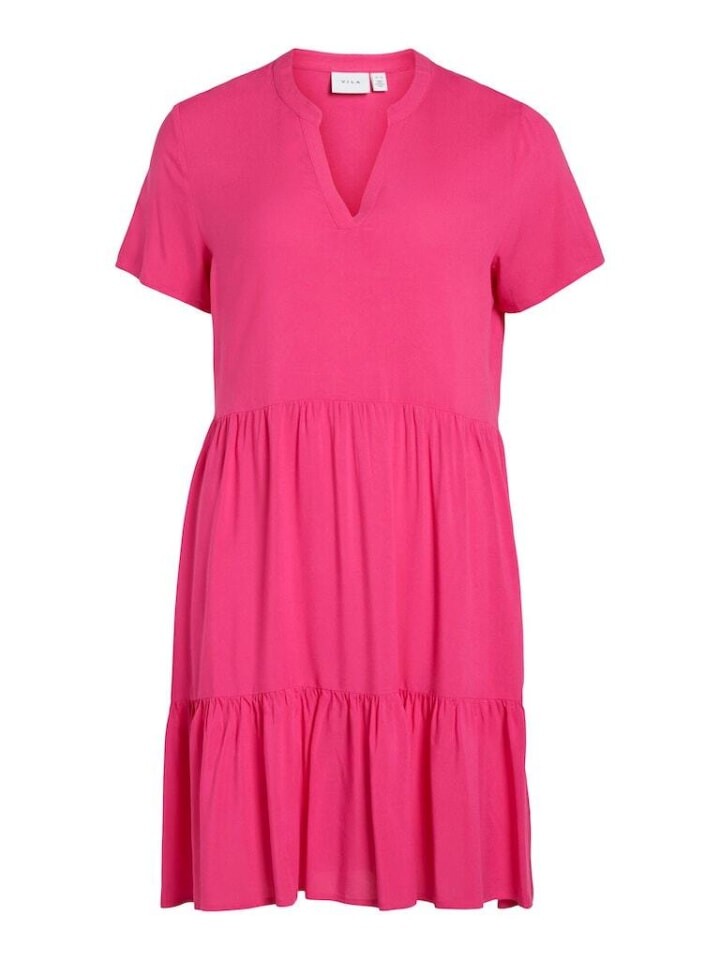 

Платье до колена Vila Kleid, цвет pink yarrow