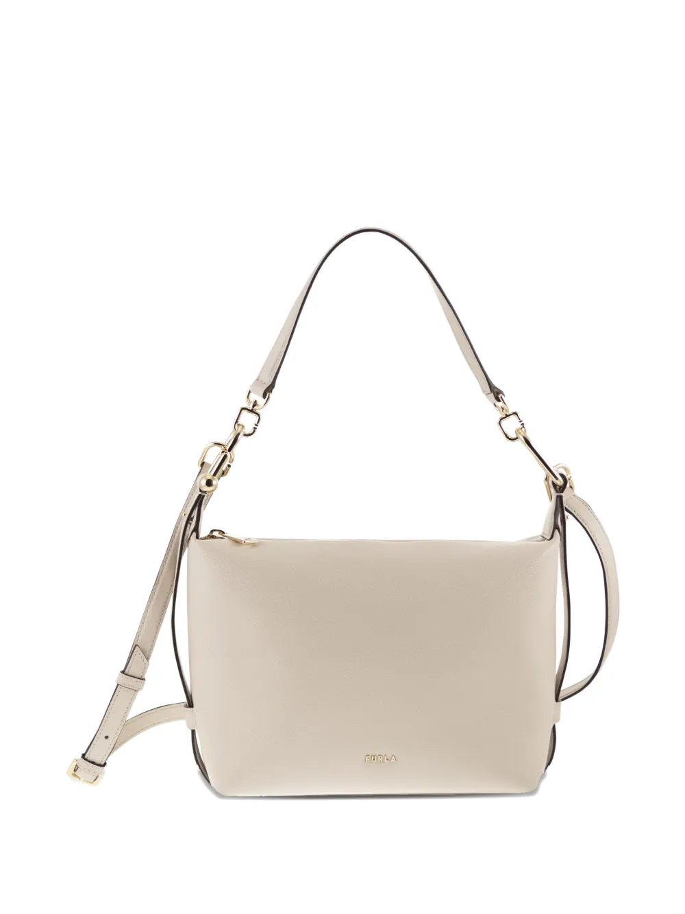 

Сумка через плечо с логотипом Furla, бежевый