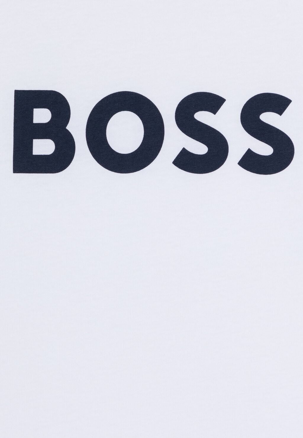 Футболка с принтом SHORT SLEEVES TEE UNISEX BOSS Kidswear, цвет white — фото 3