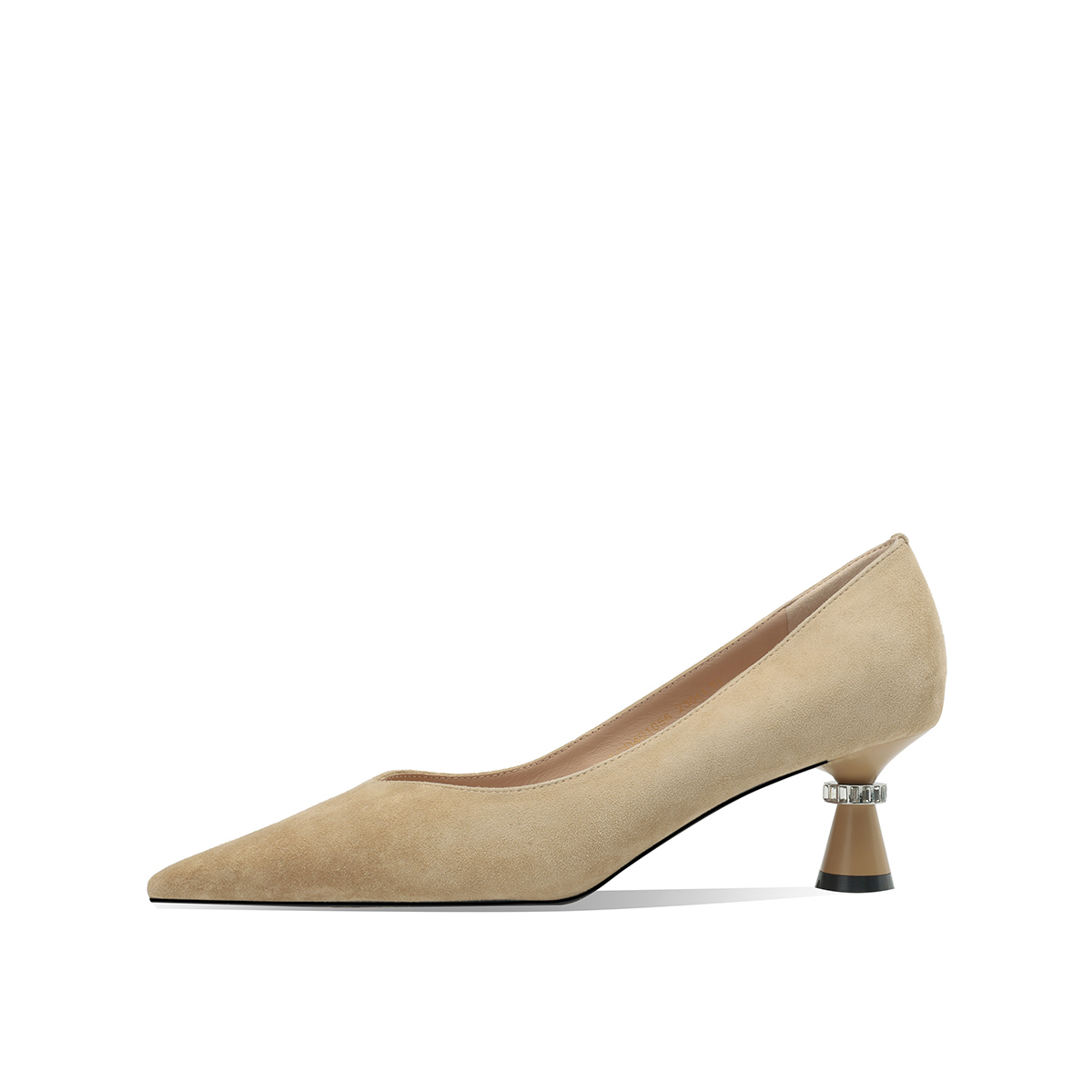 Туфли на высоком каблуке 5,5 см Women's Rosa Bianca, Бежевый абрикос — фото 4
