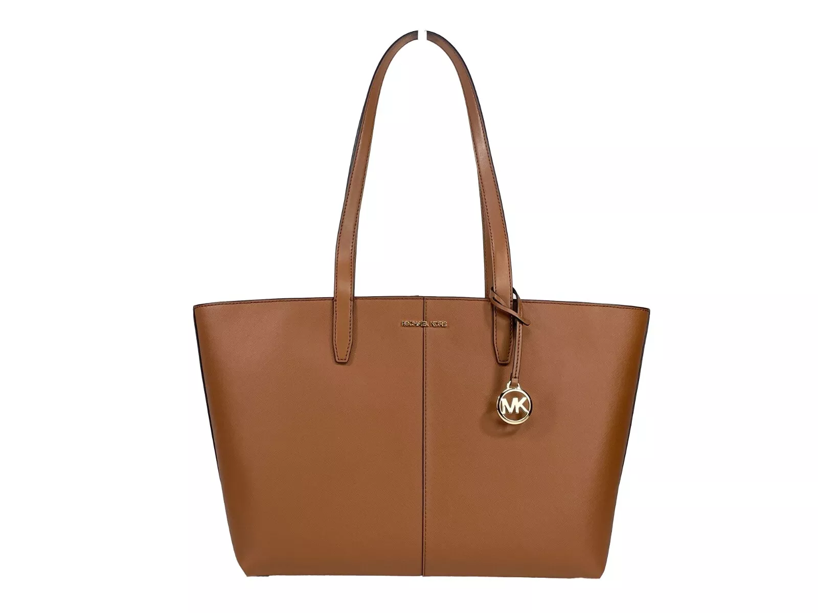 

Средняя сумка-тоут с застежкой-молнией сверху, коричневая Michael Kors