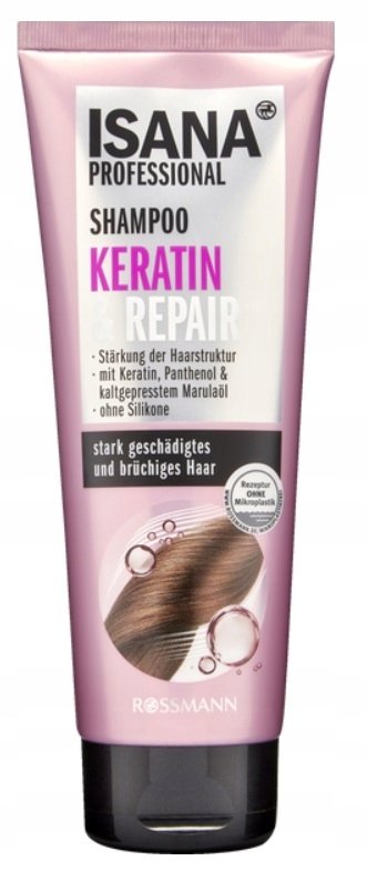 

Шампунь Isana Keratin & Repair 200 мл регенерация Inna marka