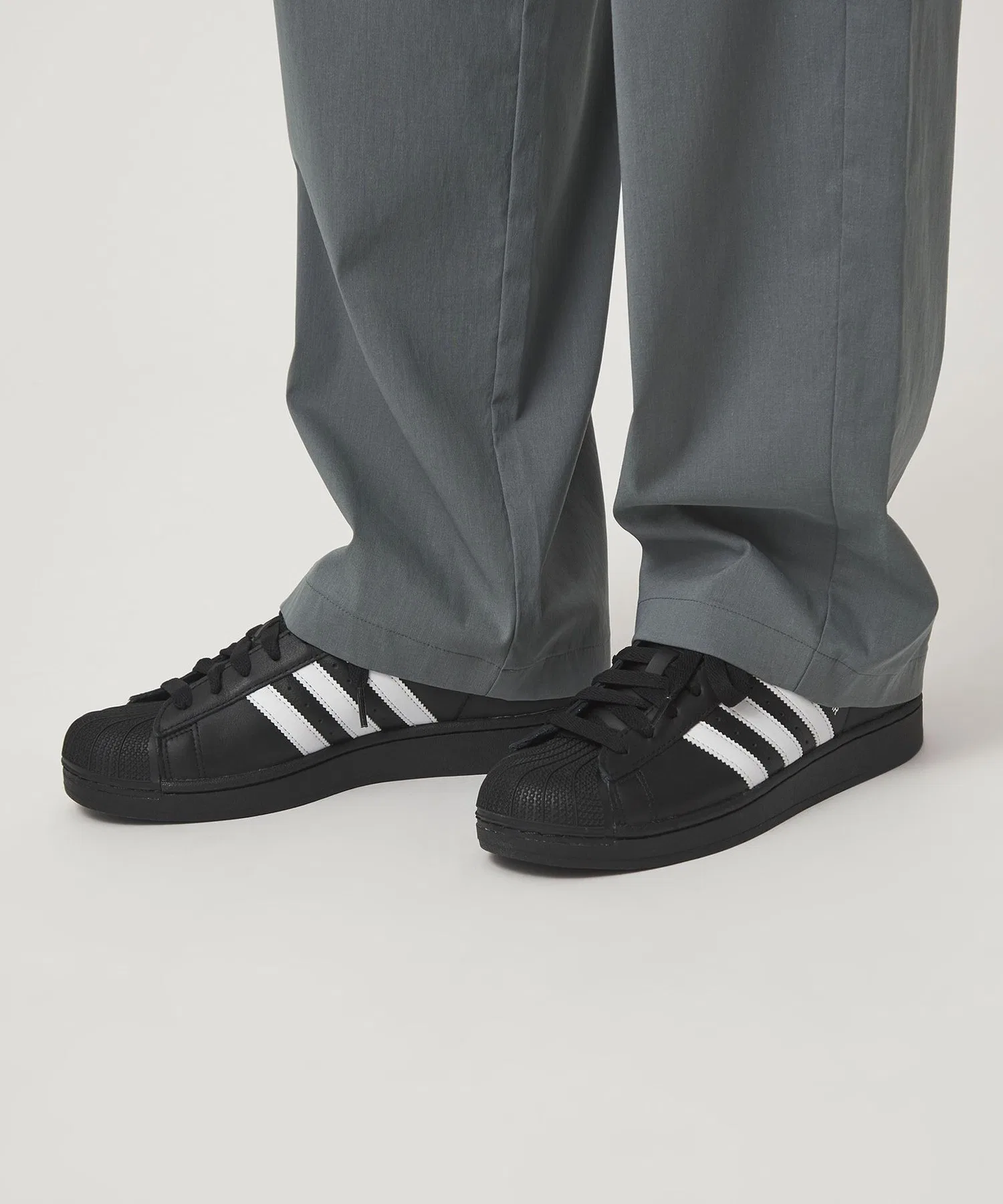 Мужские кроссовки adidas Originals Superstar II чёрные — фото 3