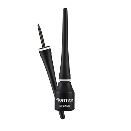

Высокопигментированный сатиновый полуматовый диплайнер Flormar
