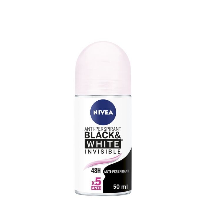 

Дезодорант Invisible For Black & White Desodorante Roll On Nivea, 50 ml