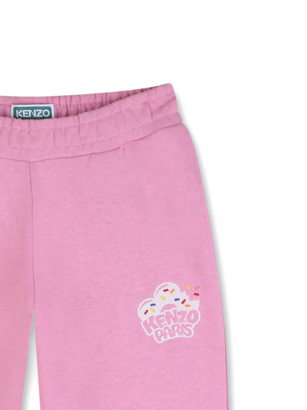 Спортивные брюки с логотипом Kenzo Kids, розовый — фото 3