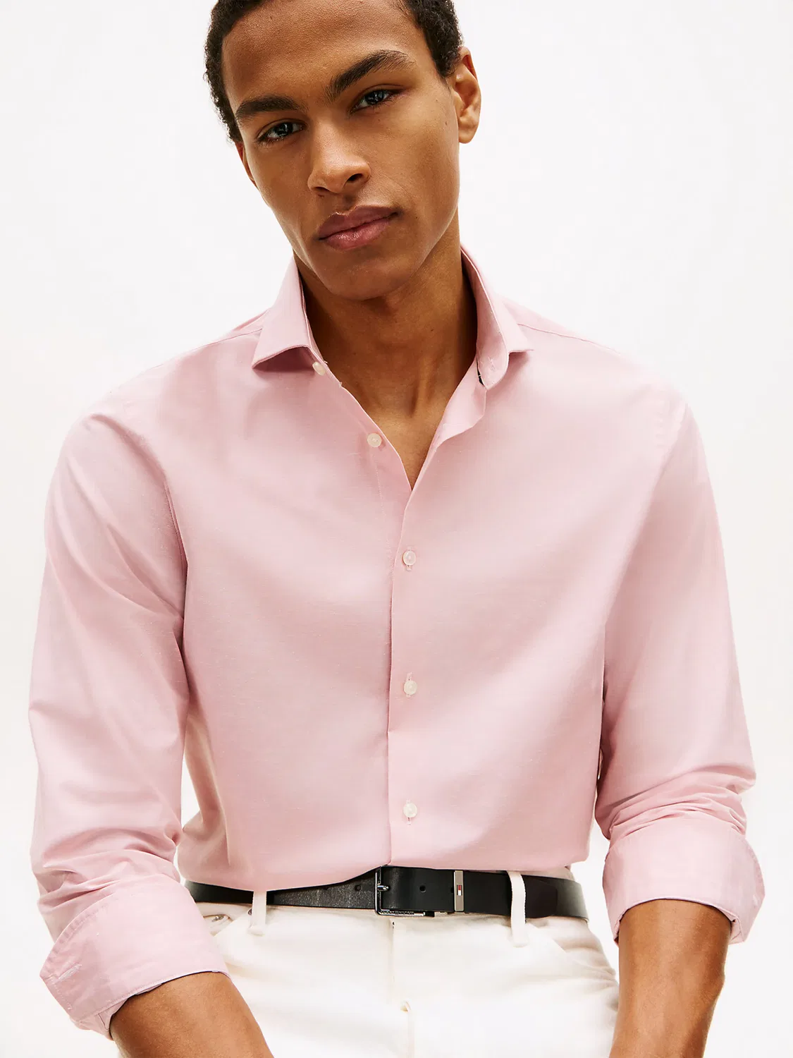 Деловая рубашка стандартного кроя Tommy Hilfiger, Rose — фото 3