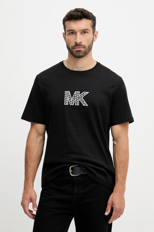 

Хлопковая футболка Michael Kors, черный
