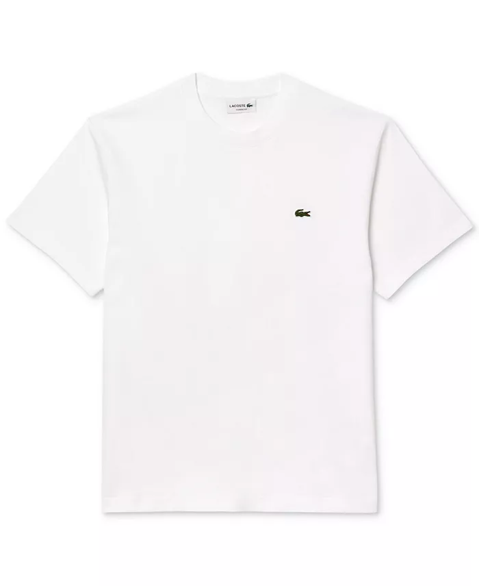 Футболка Lacoste, мужская, классический крой, с круглым вырезом — фото 2
