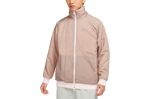 Куртка Nike Sportswear Swoosh Full-length zipper Cardigan Reversible logo Jacket Pink (Asia Sizing), мультиколор — фото 2