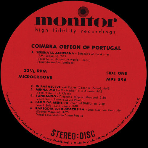 

CD диск Coimbra University Chorus: Coimbra Orfeon of Portugal