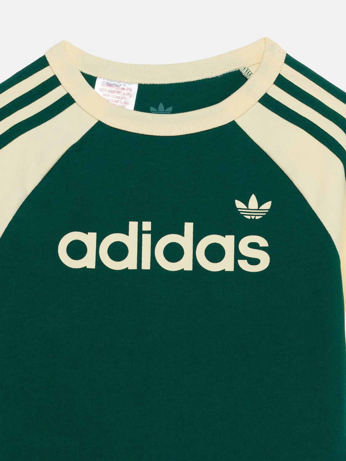 Футболка Adidas Originals темно-зеленого цвета — фото 3