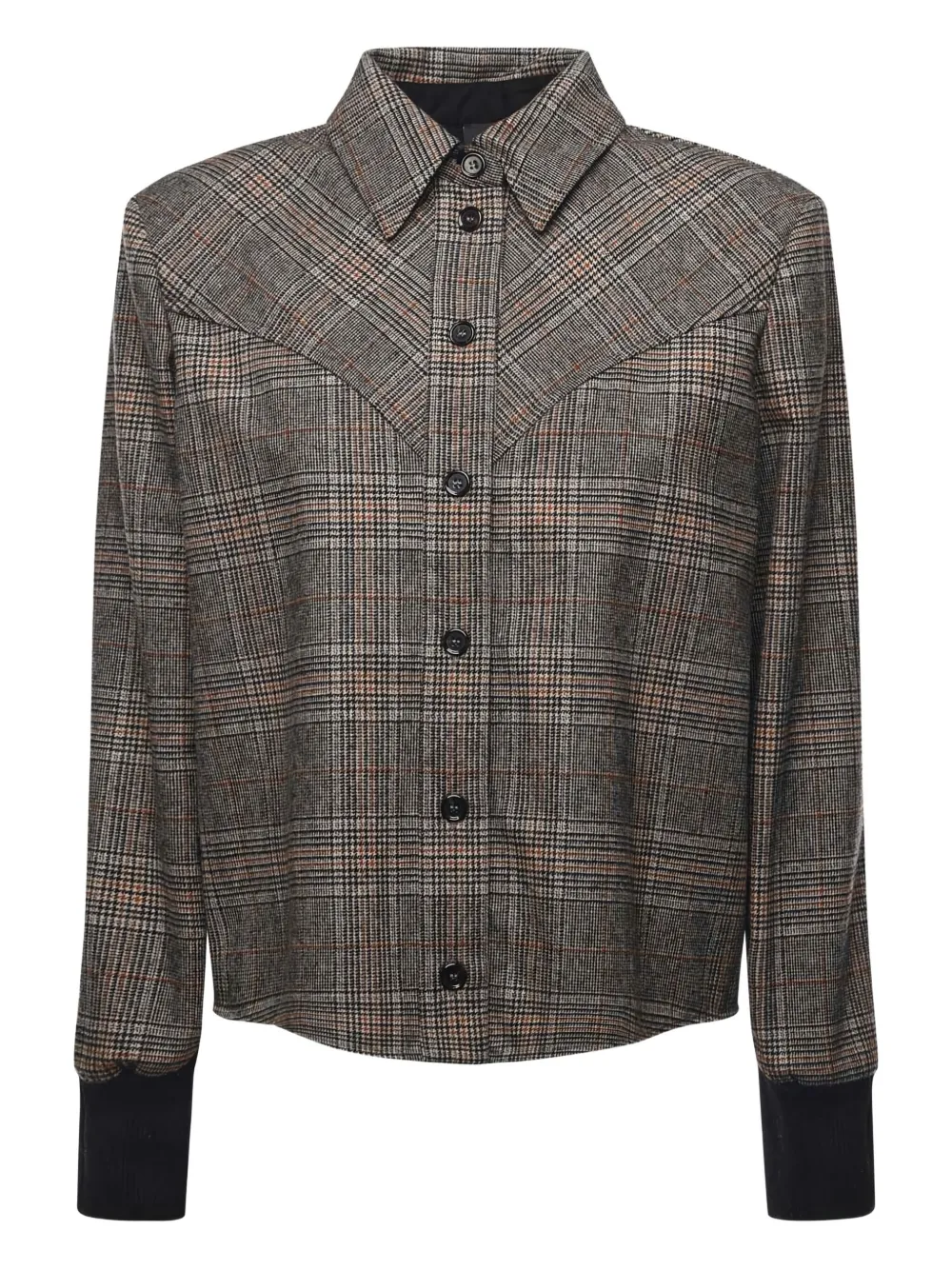 

Рубашка в клетку на пуговицах Pinko, нейтральный