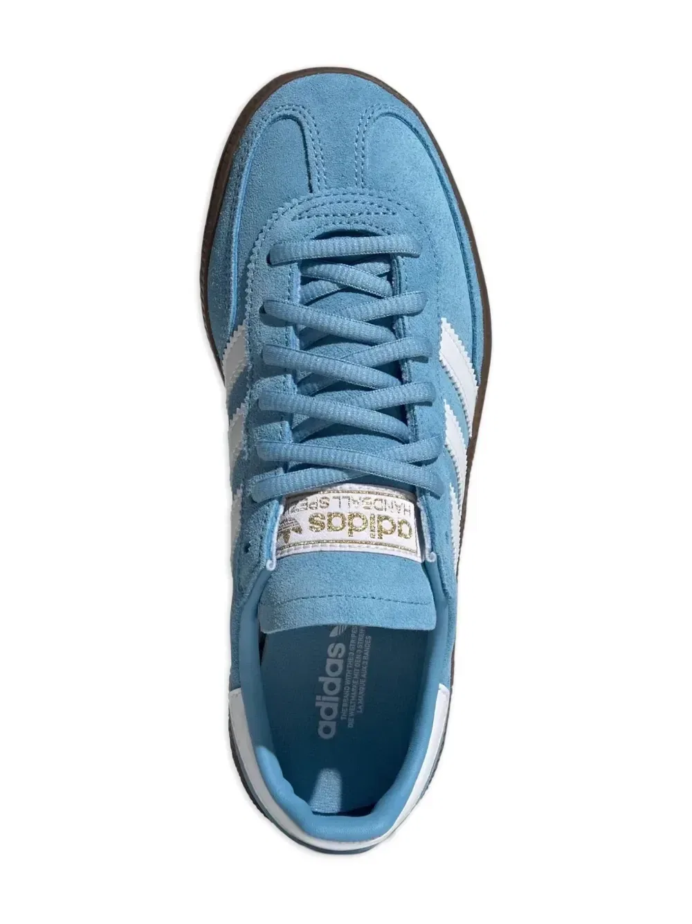 Кроссовки Handball Spezial Light Blue Cloud White Adidas, синий — фото 2