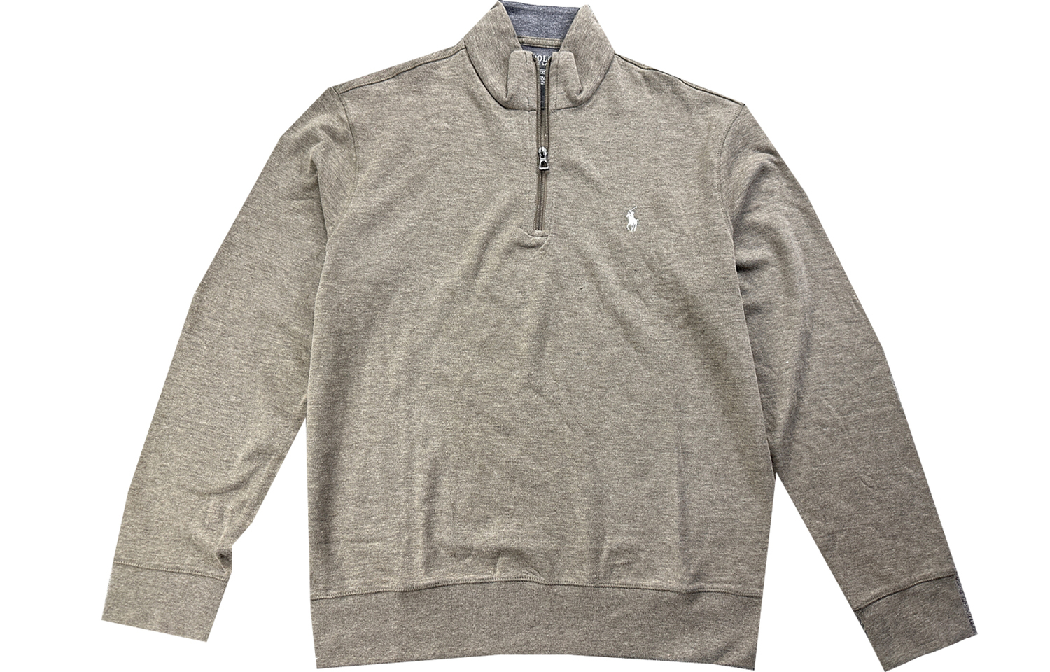 Полузастегивающийся худи-толстовка Polo Ralph Lauren, черный — фото 3