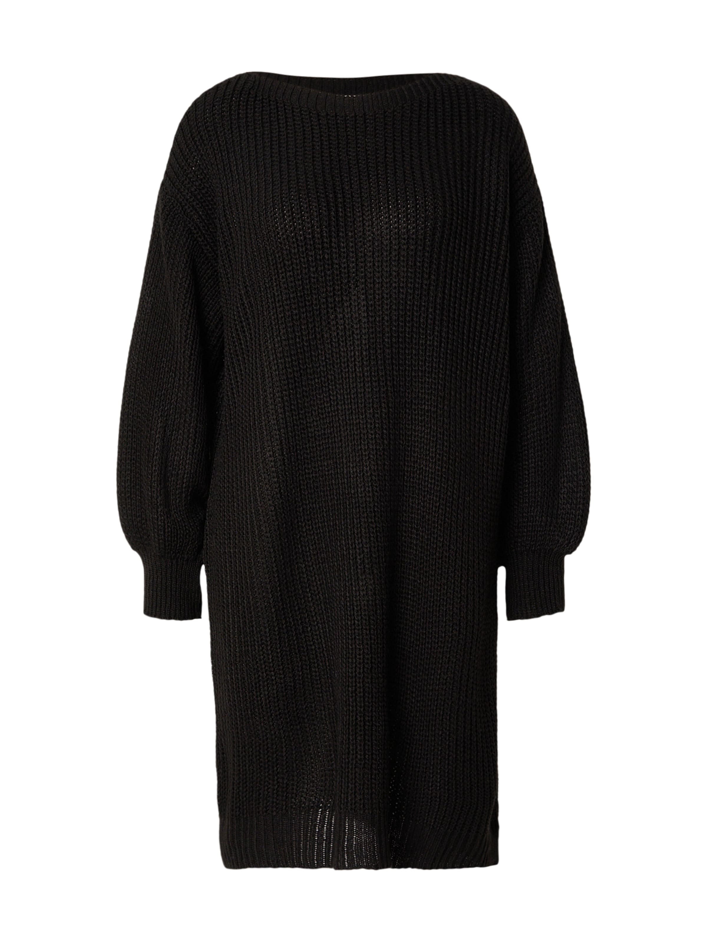 

ZABAIONE Вязаное платье 'Co44volta' в черном цвете