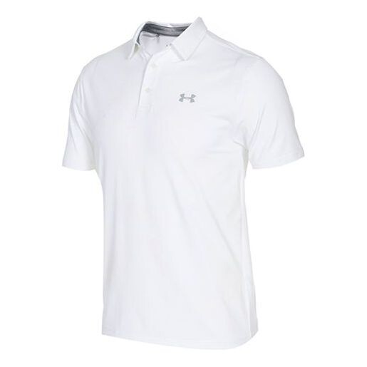

Футболка playoff 2.0 golf polo shirt 'white' Under Armour, белый