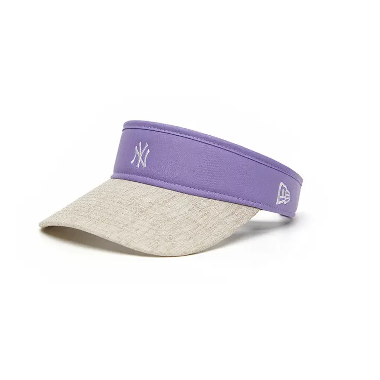 

New Era Унисекс шляпа от солнца из полиэстера, вискозы и льна фиолетовая, Purple