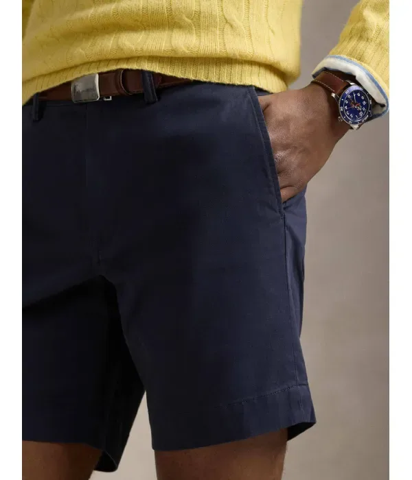 Шорты straight fit Polo Ralph Lauren, темно-синий — фото 4
