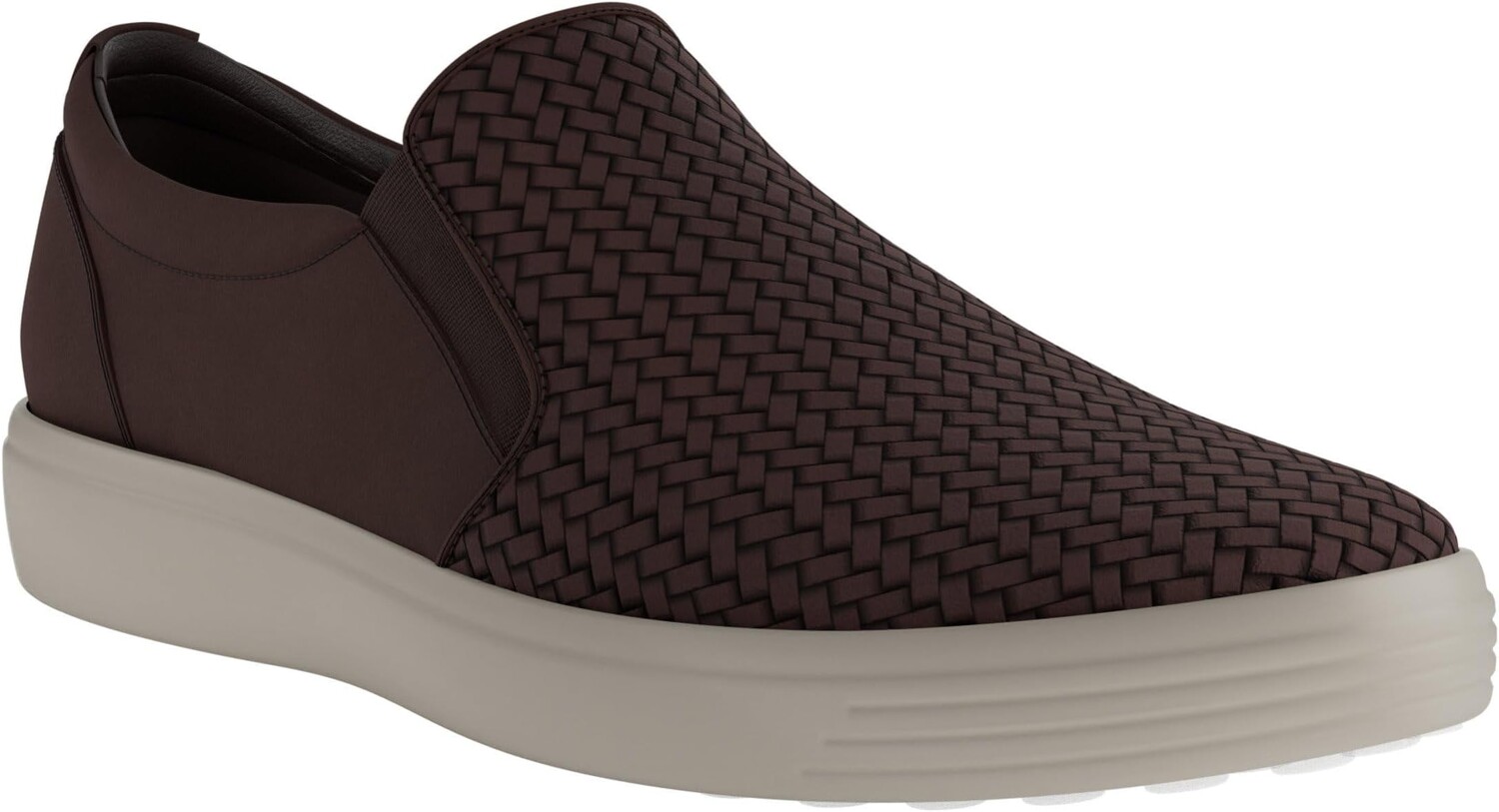

Кроссовки Soft Seven Woven Slip-On ECCO, цвет Mocha, Коричневый, Кроссовки Soft Seven Woven Slip-On ECCO, цвет Mocha