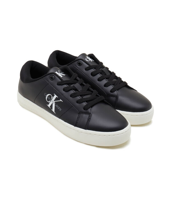 Кожаные кеды классические cupsole Calvin Klein Jeans, черный — фото 3