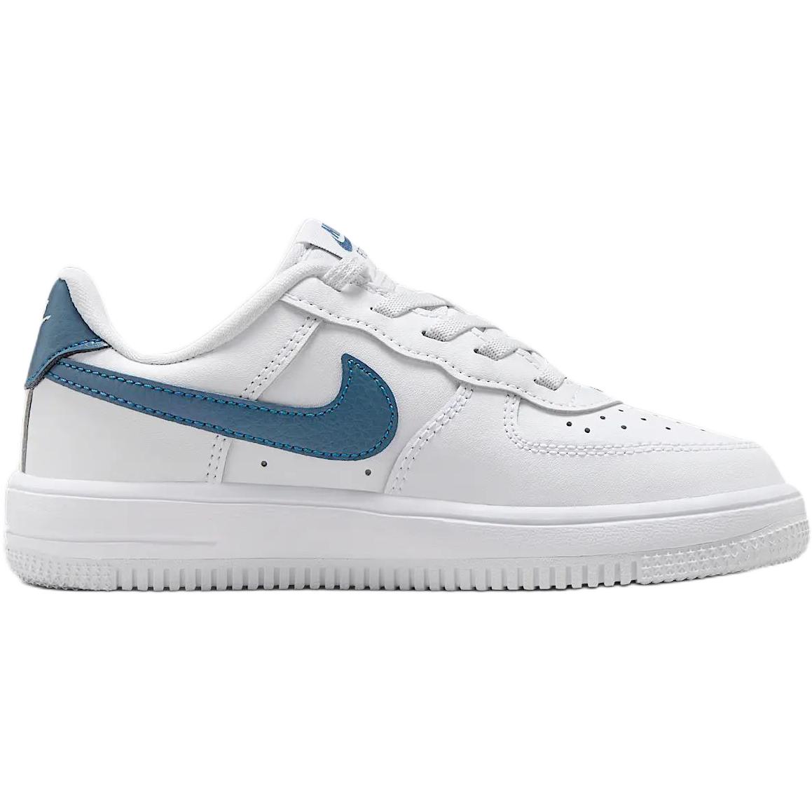 Детские кроссовки для скейтбординга Air Force 1 с низким верхом, устойчивые к истиранию Nike, белый — фото 2